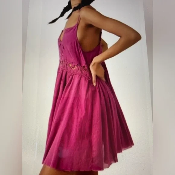 Free People Ilektra Slip/Nightie. - Picture 2 of 12